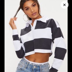 Pretty Little Thing cropped long sleeve